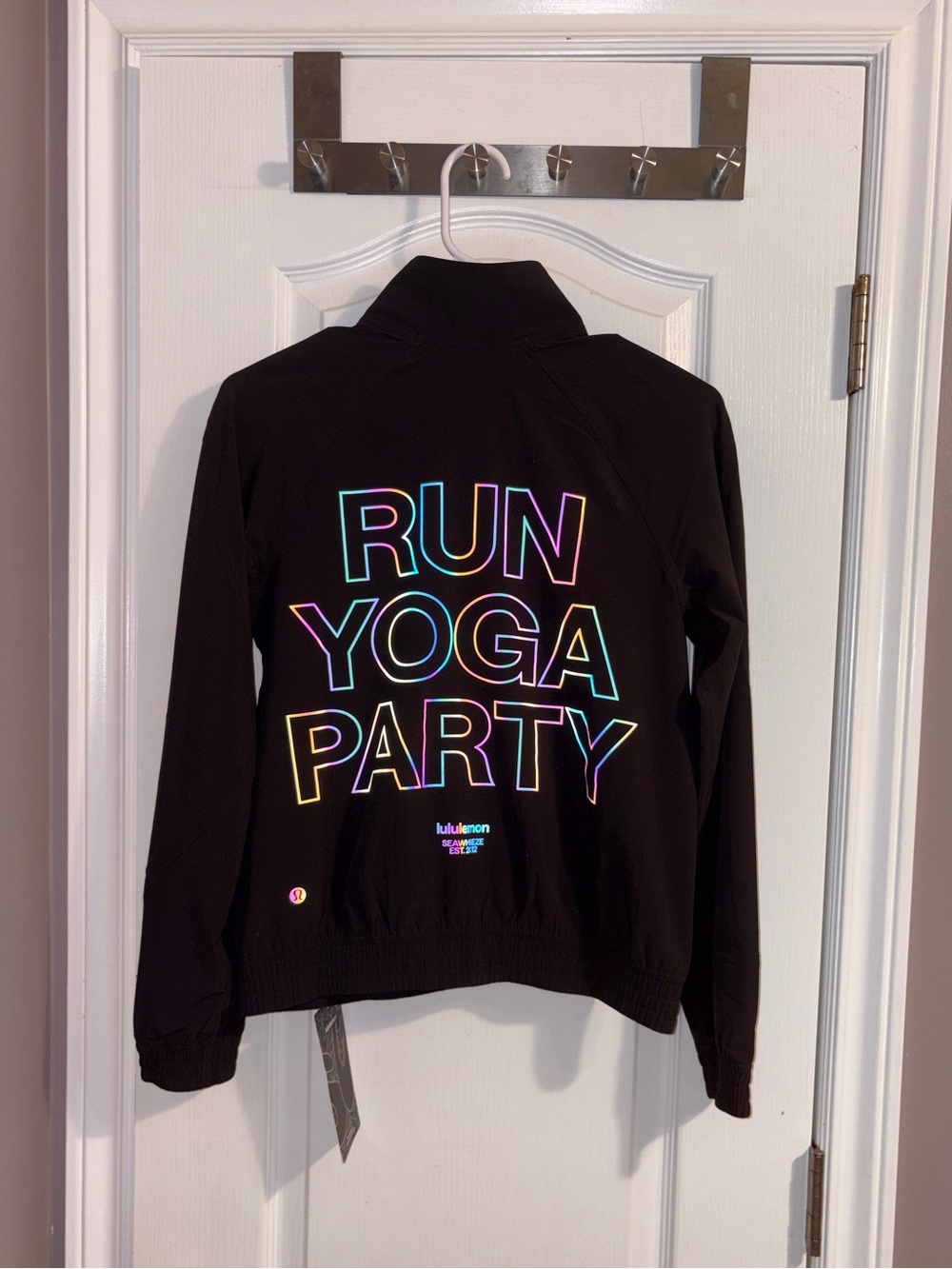 NWT Lululemon Seawheeze 2026 Adapted State Graphic Track Jacket*Reflective